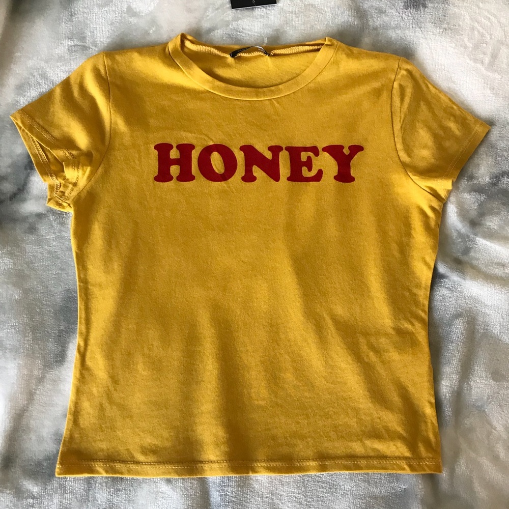 Fashionnova “honey” crop top